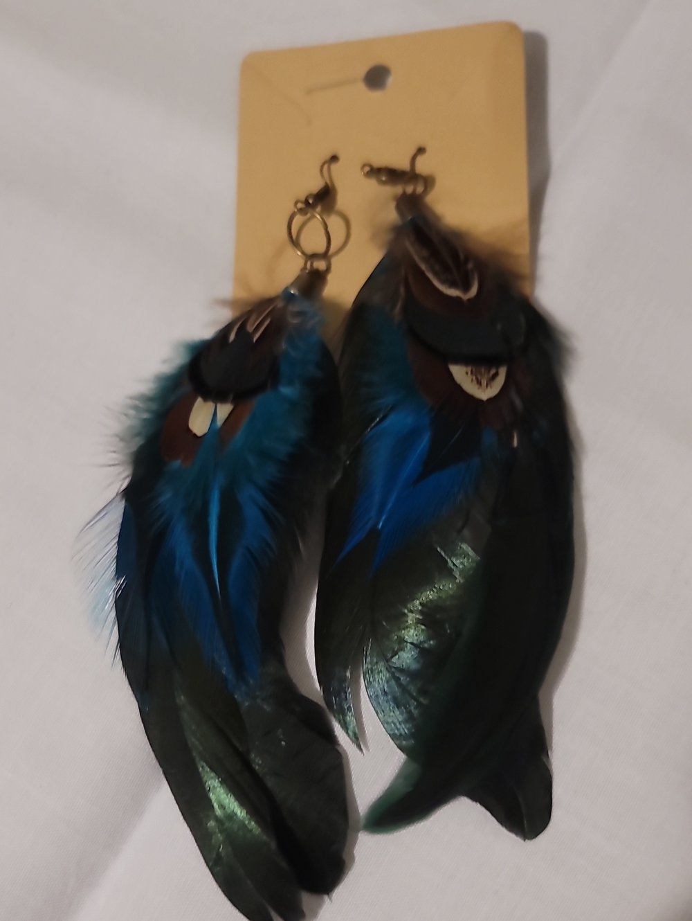 Peacock Feather Earrings